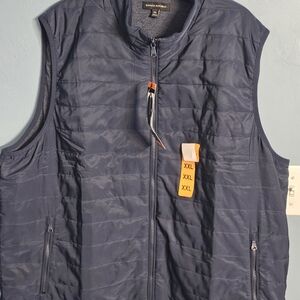 Banana Republic Navy Blue Men's Puffer Vest